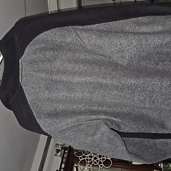 Outdoor urban terrain grey 2 Tone with black fleece pullover jacket - Picture 6 of 9